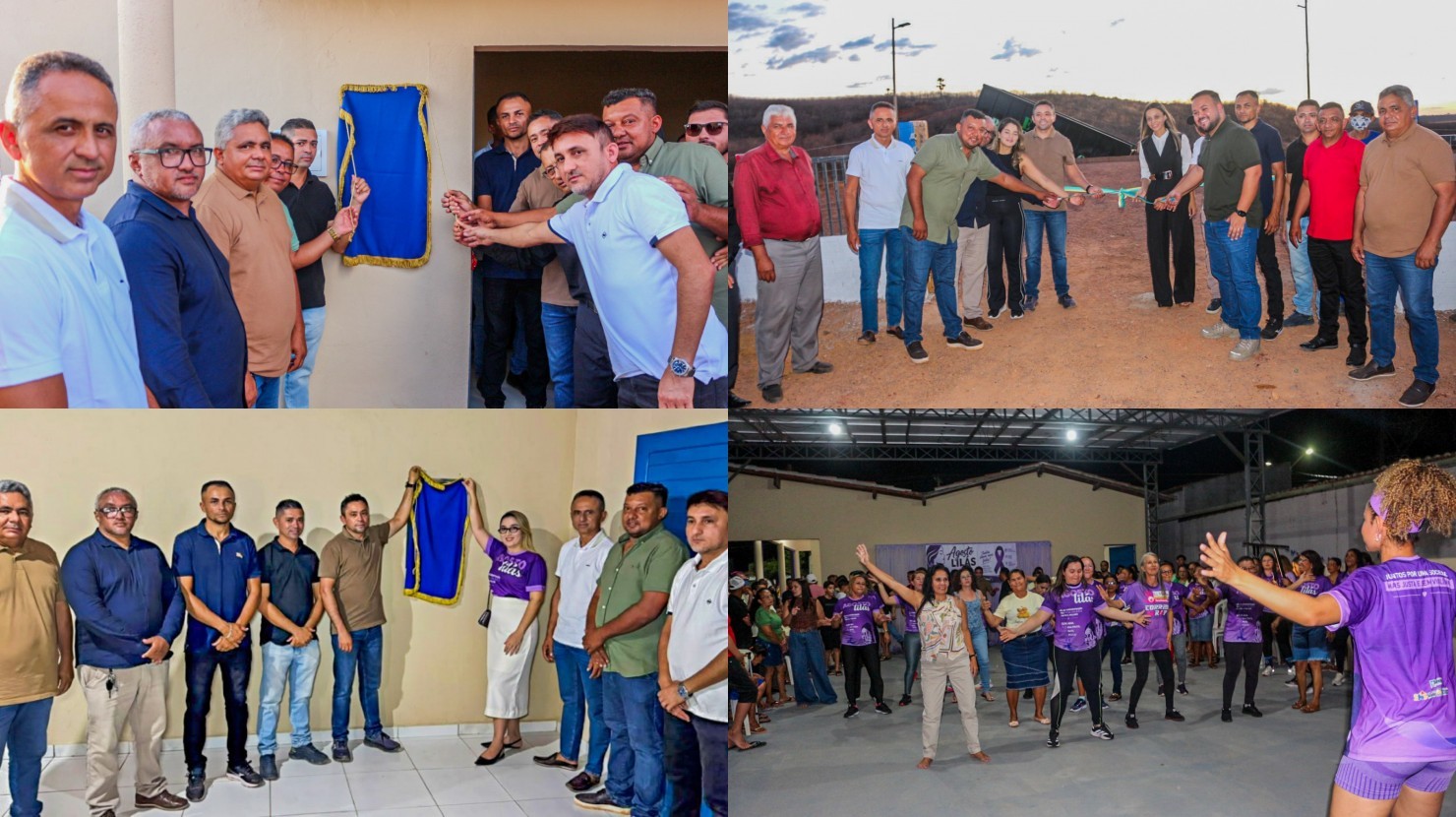 Prefeitura de Vera Mendes entrega novas obras nas áreas de educação, meio ambiente e saúde